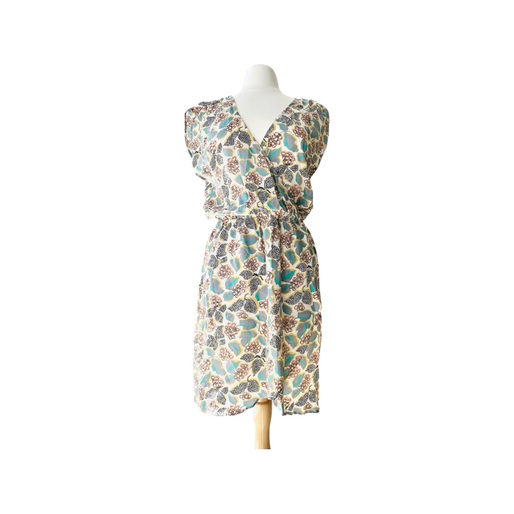 Gypsy 05 Bahia Silk Floral Dress NWT | Peach Teal Print | Size M